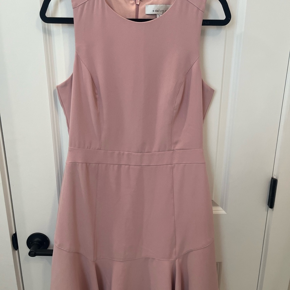 Adelyn Rae Blush Midi Dress